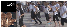 Video Michael Jackson - Flashmob zum ersten Todestag im Wiener Museumsquartier